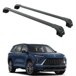 For Buick Enclave 2025-2026 Roof Rack Cross Bars Flush Rails Alu Black. Fixed Price $228.00.