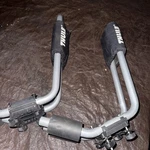 Thule Hull-a-port Vertical Kayak Roof Rack Carrier 834 J Style Missing Hardware. Fixed Price $65.00.