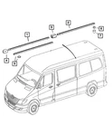 Genuine Mopar Roof Rail 68017893AA. Fixed Price $71.81.