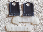 1 Pair Yakima Tower #0652 Q52 Ea Clips, Pads For Bicycle Bike Roof Rack Used. Fixed Price $24.99.