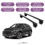 Erkul Roof Rack Crossbars For Audi Q5 Sportback 2021-2026 Naked Aluminum. Fixed Price $260.91.
