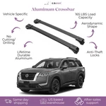Erkul Roof Rack Cross Bar Nissan Pathfinder 2022-25 Fits Raised Rails Black. Fixed Price $112.41.