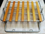 Deck Lid Rack Fits Vw Beetle Type 1949 1967 Silver Frame & Wood Slats. Fixed Price $214.95.