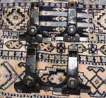 Vintage - 4 Thule Hillerstorp Rain Gutter Roof Rack Mount Towers 300/1050. Fixed Price $90.00.