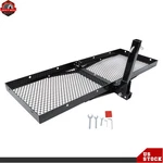 Cargo Hauler Carrier Hitch Mounted Luggage Basket 500LBS 60' 20' 3' 2" Receiver. Fixed Price $74.68.