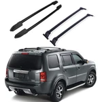 For 2009-2015 Honda Pilot Roof Rack Cross Bar + Rail Luggage Carrier Black. Fixed Price $150.46.