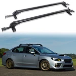 For Subaru Wrx Sti 2015-2021 Top Roof Rack 43.3'' Cross Luggage Carrier Lock. Fixed Price $135.05.