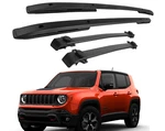 Roof Rack Cross Bars & Side Rail For Jeep Renegade 2015-2023 Aluminum Black. Fixed Price $199.00.