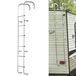 Exterior Rv Ladder 7.5FT Travel Trailer Aluminum Silver Camper Motorhome. Fixed Price $233.88.