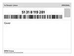 Genuine Bmw Cover 51-31-8-119-281 New. Fixed Price $99.56.