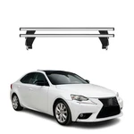 Fits 2014-2024 Lexus Is Top Roof Racks Cross Bars 2PCS Gray Aluminium. Fixed Price $249.90.