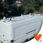 H1 3-BAR Steel Rack System Mercedes Sprinter 2007-CURRENT High Roof White. Fixed Price $654.55.