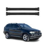 For Bmw X5 2000-2006 Omac 5723928B Black Raised Roof Rails Cross Bars. Fixed Price $89.99.