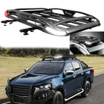 50"X38" Roof Rack Cross Bars+ Luggage Cargo Basket W/ Light For Mazda BT-50. Fixed Price $229.05.