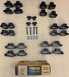 Thule Clamp-on Factory Cross Bar Mount Ski Rack Set Of 4 C-23 C-37 You Choose. Fixed Price $29.95.