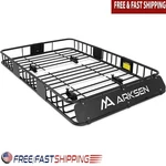 Roof Rack Cargo Basket Carrier Heavy Duty Steel Construction Easy Install 150LBS. Fixed Price $334.96.