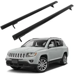 Roof Rack Set Cross Bar For 2011-2017 Jeep Compass Rail Kit Baggage Carrier. Fixed Price $85.79.