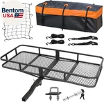 Folding Hitch Mount Cargo Carrier 60" X 20" 6", 500 Lbs Capacity. Fixed Price $239.13.