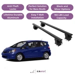 Erkul Roof Rack Crossbars For Honda Fit 2009-2014 Naked Aluminum Black. Fixed Price $215.91.