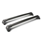 Yakima Flush Black Pair Telescopic Aluminum Roof Bars 100CM. Fixed Price $289.76.