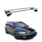 For Volvo V70 2001-2007 Omac 76229696929L Gray Raised Roof Rails Cross Bars. Fixed Price $129.99.