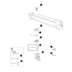 Thule T-track Screw 58MM For Snowpack 54128. Fixed Price $6.54.