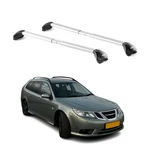 For Saab 9-3 Wagon 2005-2011 Roof Rack Cross Bars Silver Carrier Pcs. Fixed Price $119.99.