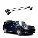 Ford Flex 2009-2019 Omac 26899696929XL Gray Raised Roof Rails Cross Bars. Fixed Price $134.99.