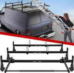 3-BAR Van Ladder Rack W/roller Fits Chevy Express 1996+ (rain Gutter Required). Fixed Price $159.99.