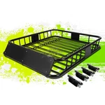 48" X 40" Heavy-duty Roof Top Rack Cargo Luggage Carrier Basket W/ Wind Fairing. Fixed Price $116.00.