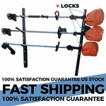 3-PLACE Weeder Trimmer Rack Holder For Open Landscape Trailer Lockable. Fixed Price $52.35.