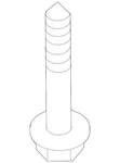 Genuine Volkswagen Arm Support Mount Bolt N-107-847-01. Fixed Price $13.09.