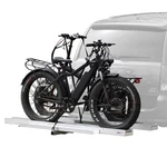 Ebike Rack, 2 Bikes, Tow Hitch, With Ramp, Car Truck Suv, 600 Lb Capacity, Elec. Fixed Price $304.99.