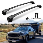 Lockable Roof Racks For Mazda CX50 Including Hybrid, Hidden Anti-theft Cross .... Fixed Price $185.91.