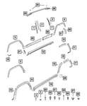 Genuine Mopar 2014-2022 Jeep Cherokee Roof Luggage Rail Kit 68319344AB. Fixed Price $200.06.