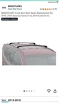 Brightlines Cross Bars Roof Racks Replacement For 2013-2018 Hyundai Santa Fe .... Fixed Price $34.50.