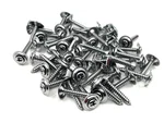 50 Pcs #8 X 1 With #6 Phillips Oval Head Chrome Finish Washer Panel Screws Gm. Fixed Price $9.00.