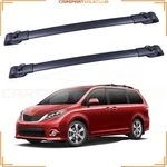 2 Pcs Aluminum Oe Style Bolt-on Roof Rack Rail Cross Bar For Toyota Sienna. Fixed Price $66.40.