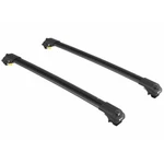 Volkswagen Taos 2021-2023 Black Cross Bars Roof Rack Raised Rails Pair. Fixed Price $175.00.