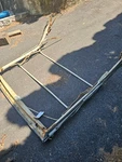 1963-64 Chrysler Newport 300 Convertible Top Header Bows Frame Cage Bracket. Fixed Price $1530.00.