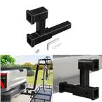 Double Hitch Receiver 2 Inch Trailer Extension Riser Adapter Black. Fixed Price $34.99.