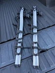 Set Of Genuine Audi Aluminum Bike Racks 8T0-071-128, No Keys. Fixed Price $299.95.