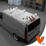 H1 3-BAR Aluminum Rack System Mercedes Metris 2016-2023 (all Trims) White. Fixed Price $692.55.
