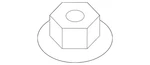 Genuine Bmw Roof Rail Nut 07-14-7-195-759. Fixed Price $5.81.