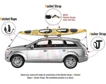 Aa-racks Stainless Steel J-bar Roof Top Mount With Ratchet Straps. Fixed Price $43.00.