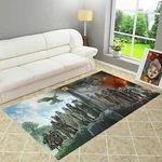 Lord Of Rings Rug,fantasy Themed Area Rug,mythical Warrior Print,home Gift. Fixed Price $36.00.