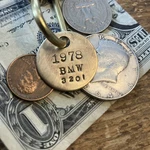 1978 320I Solid Brass Key Fob. Fixed Price $14.95.