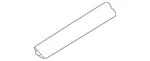 Genuine Nissan Roof Luggage Carrier Side Rail Cap 73831-5AA0A. Fixed Price $33.03.