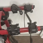 Yakima Superjoe Pro Bicycle Rack Trunk Mount Color Red 8002629 Bike Rare. Fixed Price $35.00.