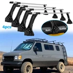 4PCS 63" Ford E-150 E-250 E-350 Van Roof Rack Cross Bars Ladder Cargo Kayak. Fixed Price $295.19.